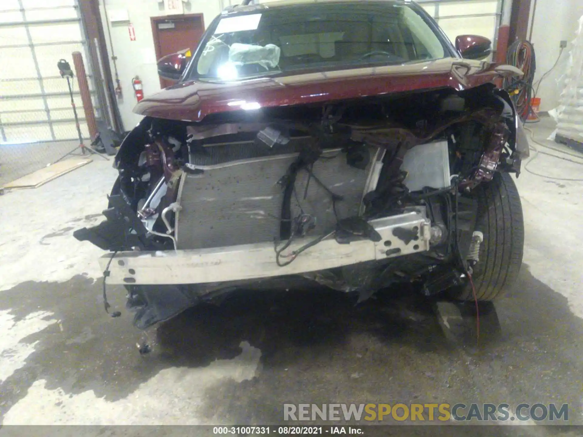 6 Photograph of a damaged car 5TDJZRFH9KS980534 TOYOTA HIGHLANDER 2019