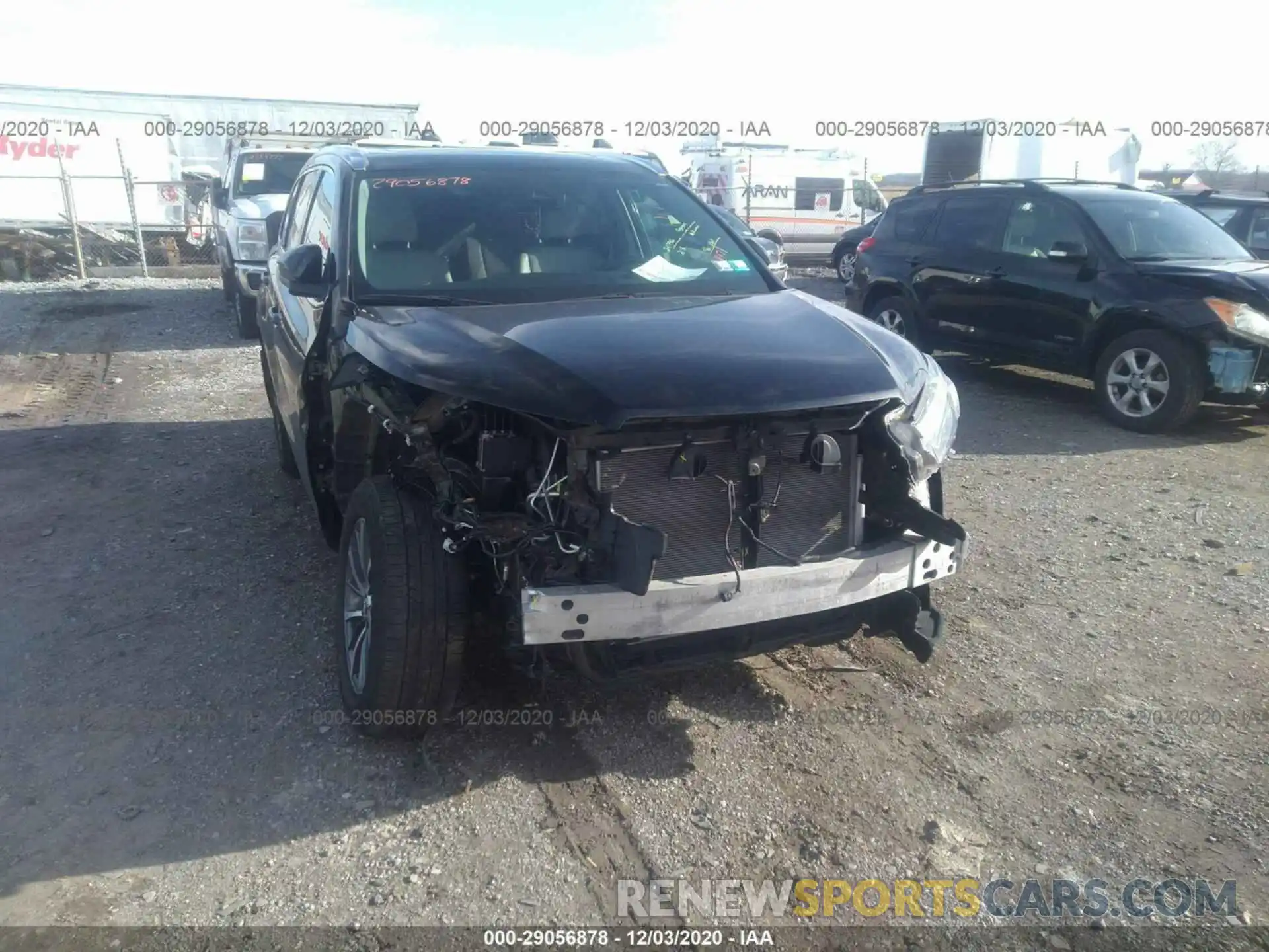 6 Photograph of a damaged car 5TDJZRFHXKS571474 TOYOTA HIGHLANDER 2019