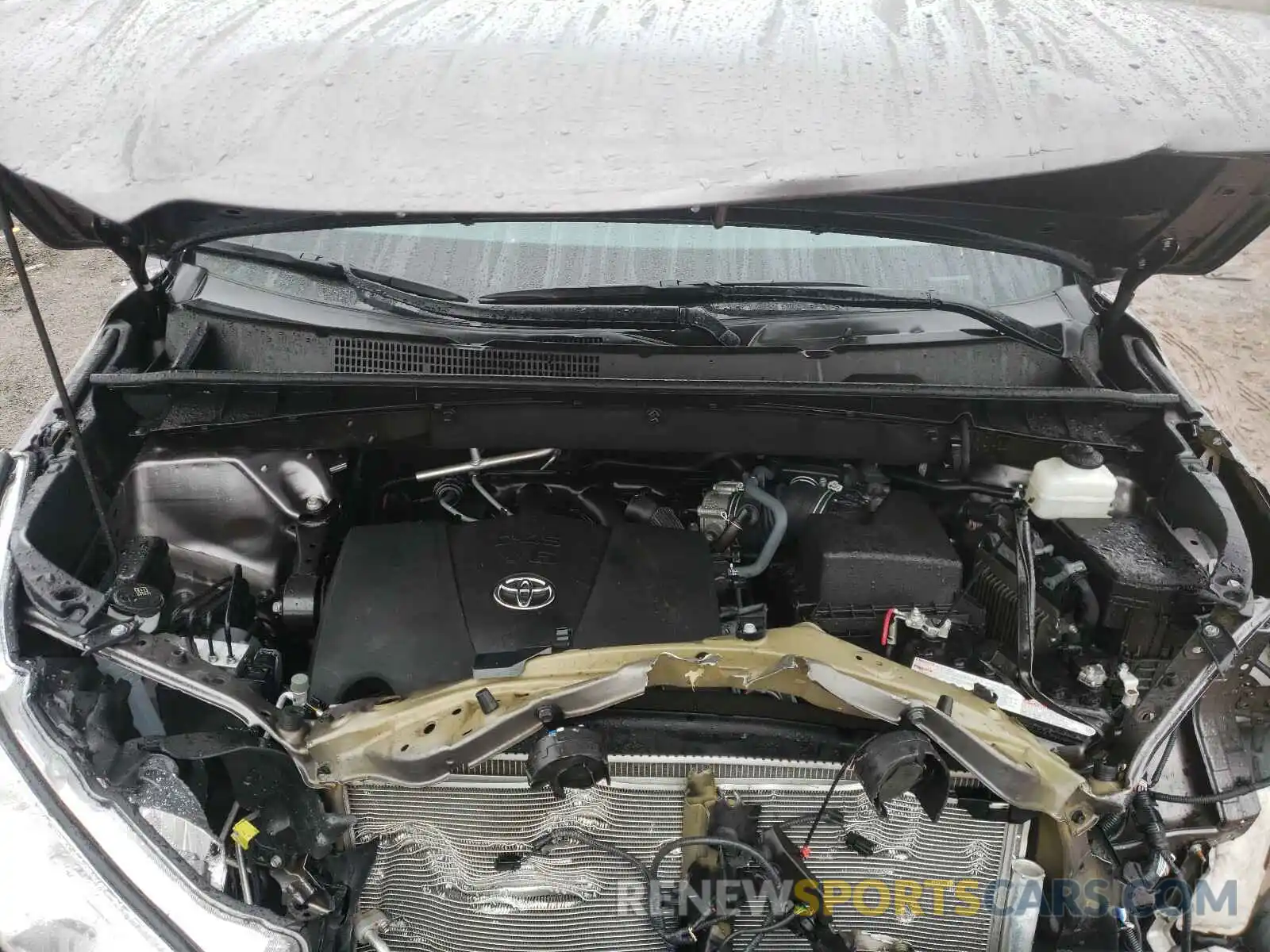 7 Фотография поврежденного автомобиля 5TDJZRFHXKS577422 TOYOTA HIGHLANDER 2019