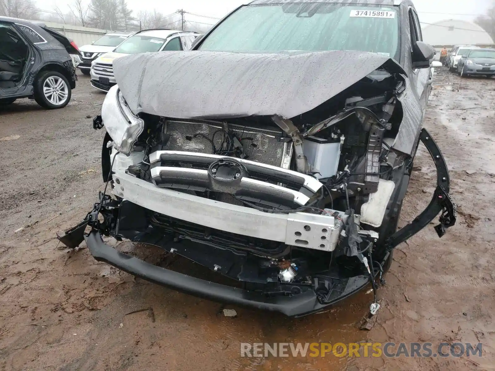 9 Photograph of a damaged car 5TDJZRFHXKS577422 TOYOTA HIGHLANDER 2019