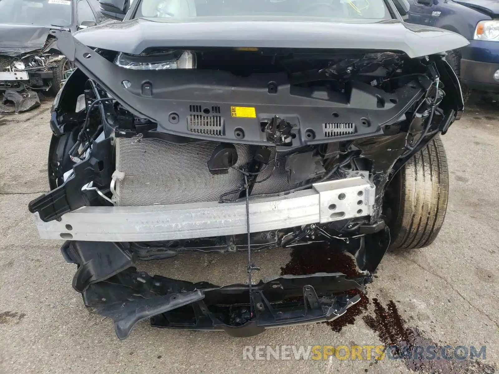 9 Фотография поврежденного автомобиля 5TDJZRFHXKS584984 TOYOTA HIGHLANDER 2019