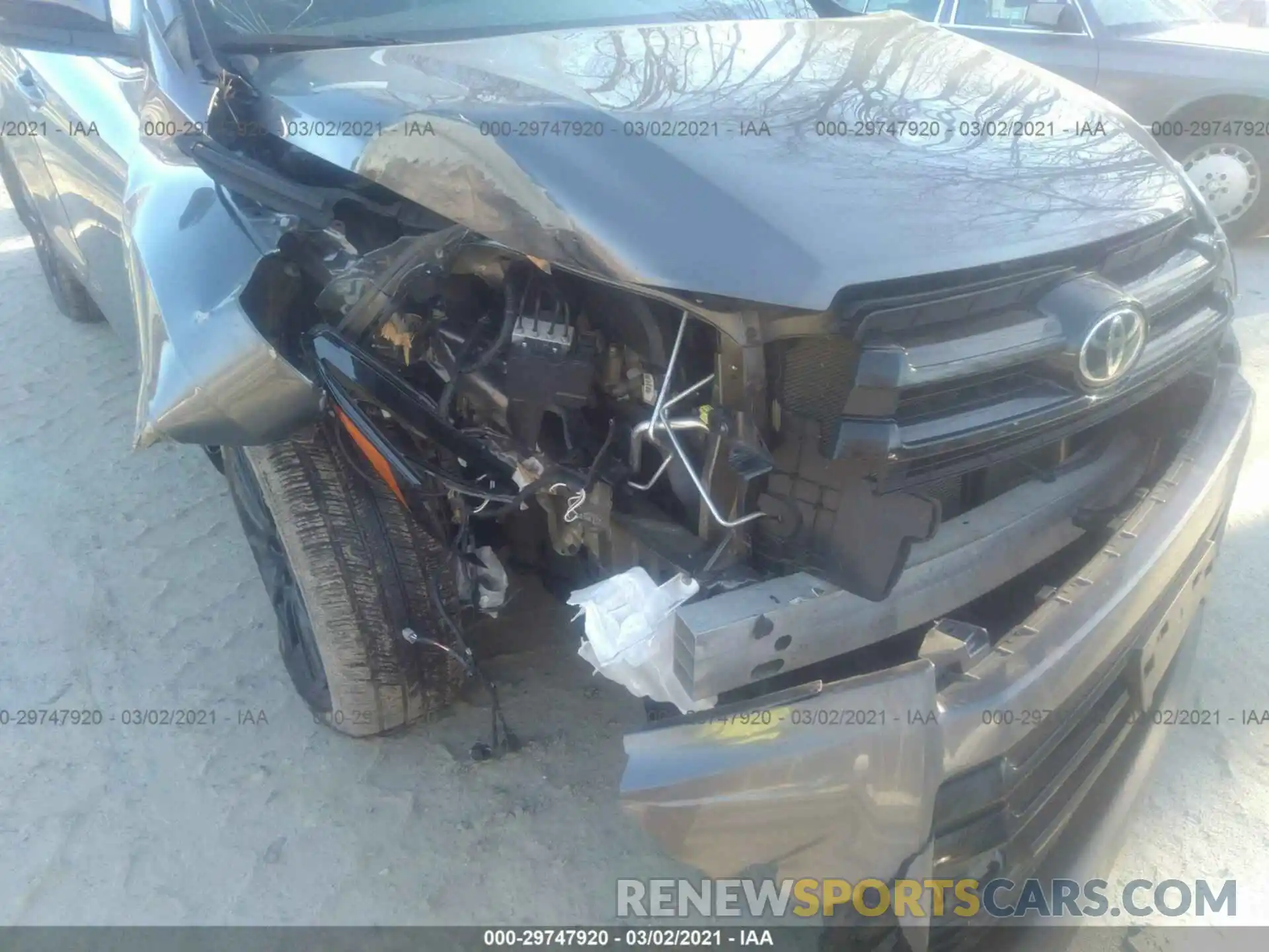 6 Photograph of a damaged car 5TDJZRFHXKS591045 TOYOTA HIGHLANDER 2019