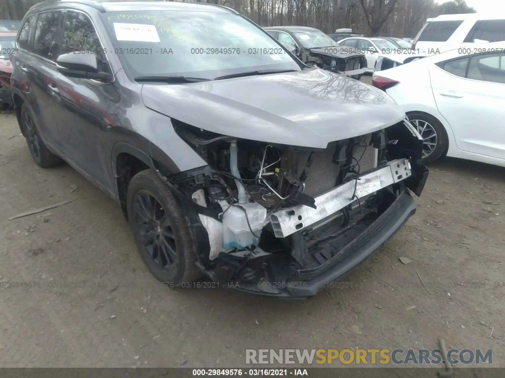 6 Photograph of a damaged car 5TDJZRFHXKS610600 TOYOTA HIGHLANDER 2019