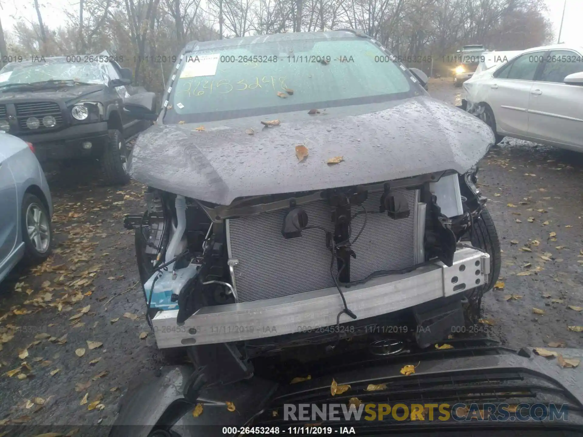 6 Photograph of a damaged car 5TDJZRFHXKS616185 TOYOTA HIGHLANDER 2019