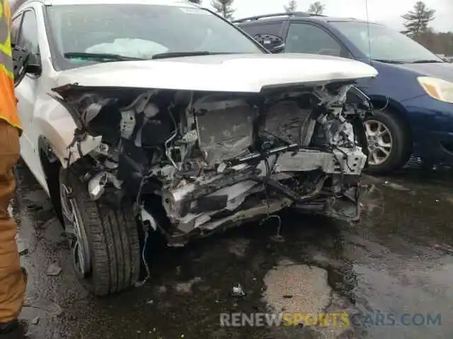 9 Photograph of a damaged car 5TDJZRFHXKS621273 TOYOTA HIGHLANDER 2019