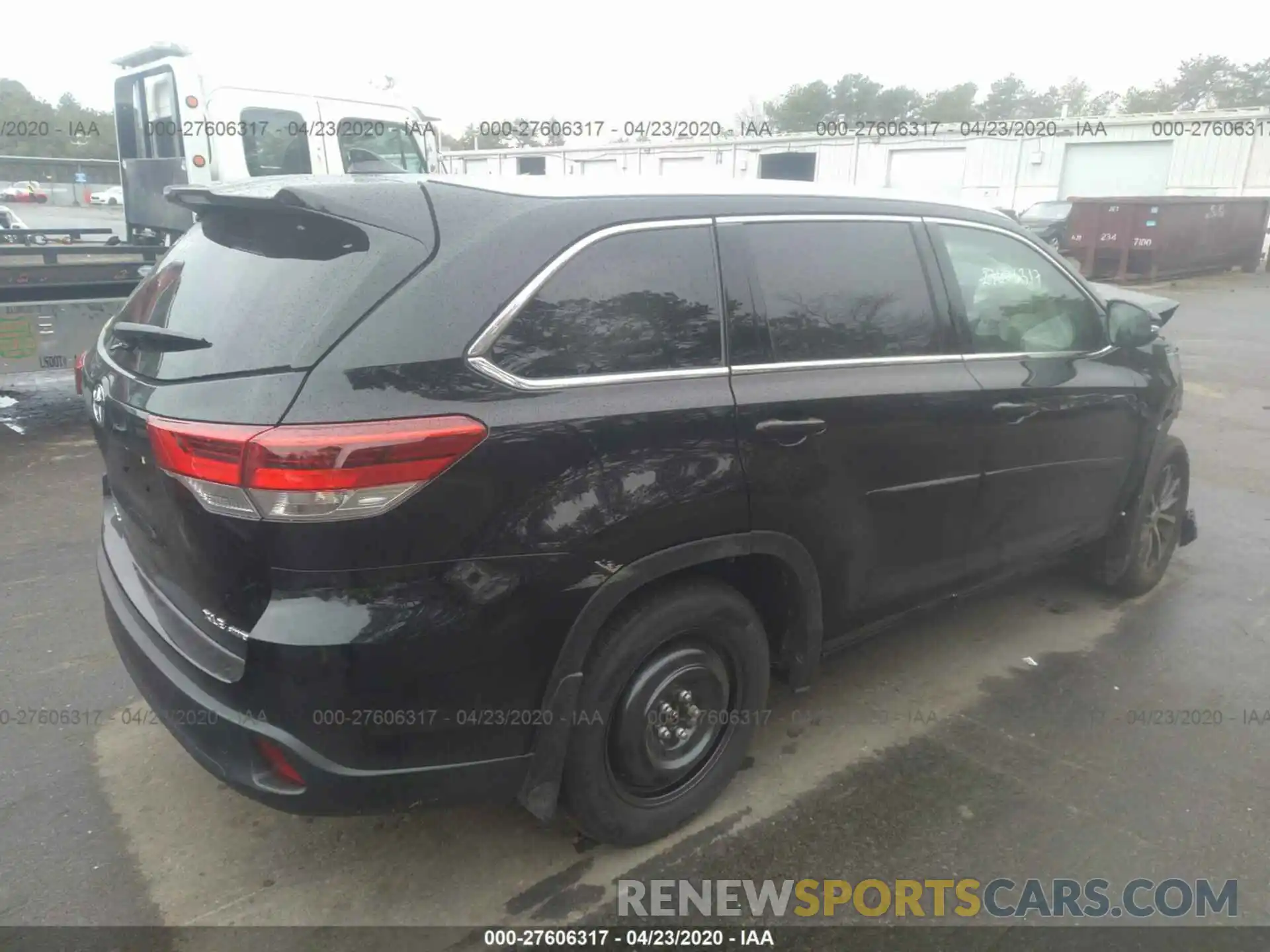 4 Фотография поврежденного автомобиля 5TDJZRFHXKS626568 TOYOTA HIGHLANDER 2019