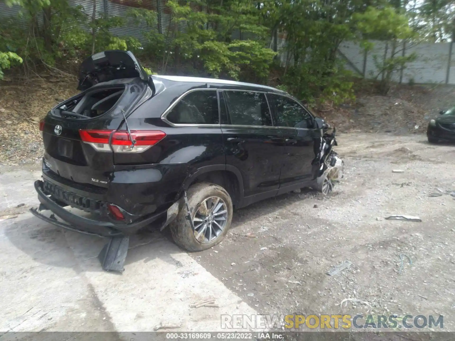 4 Фотография поврежденного автомобиля 5TDJZRFHXKS710678 TOYOTA HIGHLANDER 2019