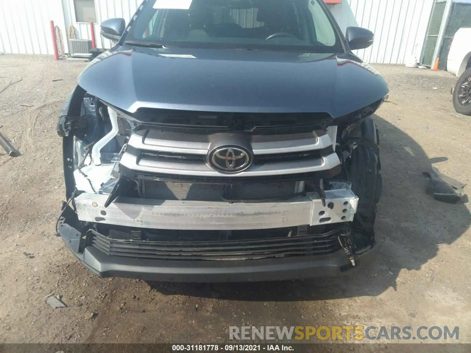 6 Photograph of a damaged car 5TDJZRFHXKS747357 TOYOTA HIGHLANDER 2019