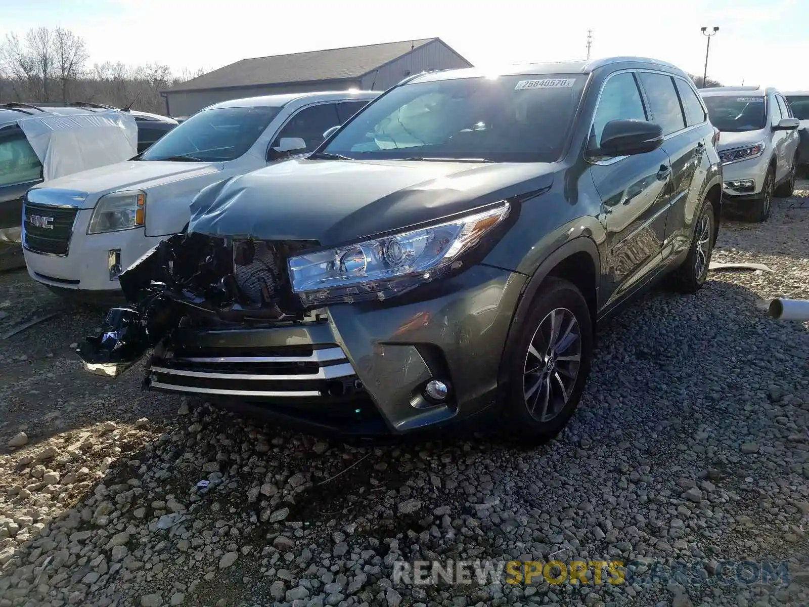 2 Фотография поврежденного автомобиля 5TDJZRFHXKS979263 TOYOTA HIGHLANDER 2019