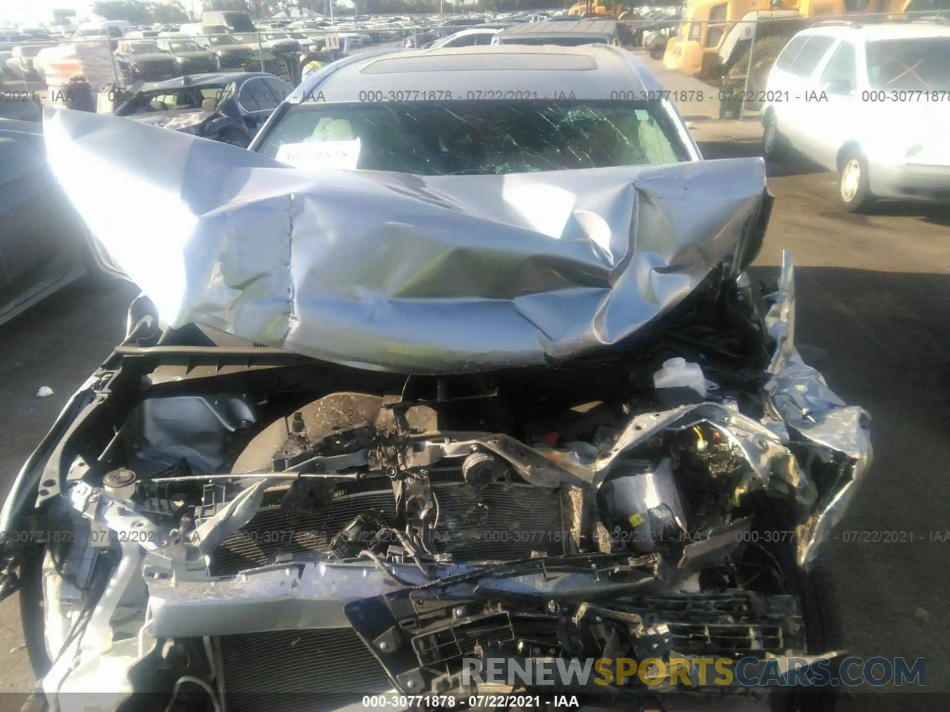 6 Photograph of a damaged car 5TDKZRFH0KS370400 TOYOTA HIGHLANDER 2019