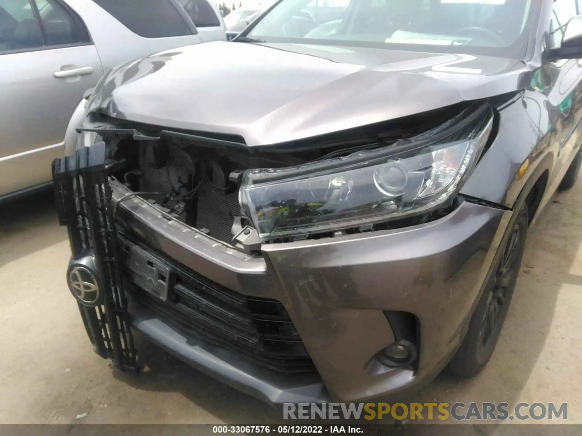 6 Фотография поврежденного автомобиля 5TDKZRFH1KS300663 TOYOTA HIGHLANDER 2019