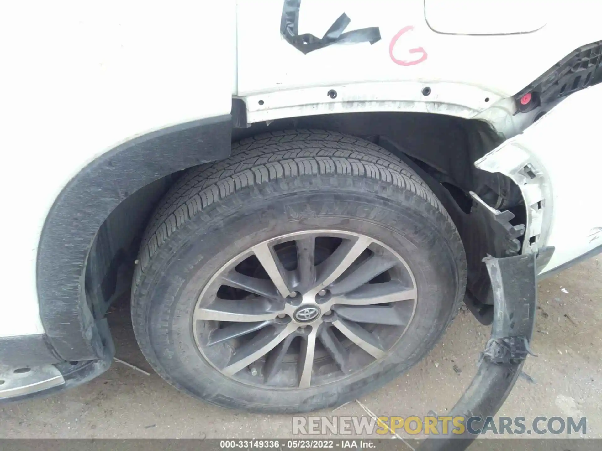 13 Фотография поврежденного автомобиля 5TDKZRFH1KS301781 TOYOTA HIGHLANDER 2019