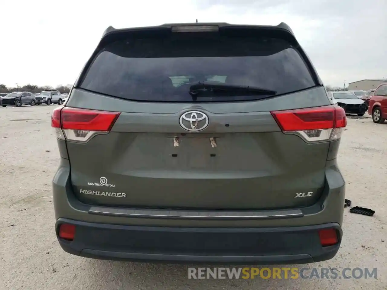 6 Photograph of a damaged car 5TDKZRFH1KS332142 TOYOTA HIGHLANDER 2019