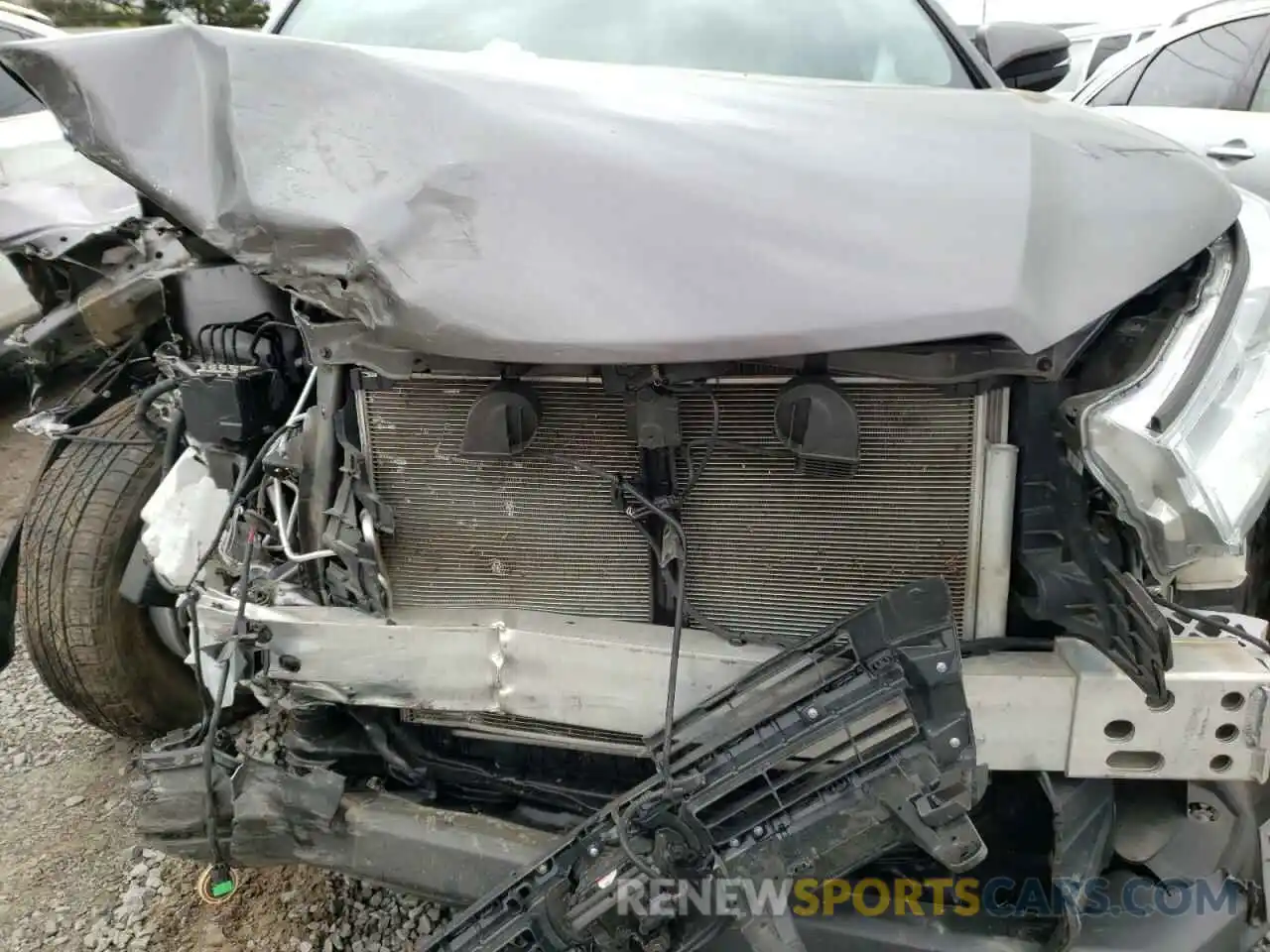 7 Photograph of a damaged car 5TDKZRFH1KS345134 TOYOTA HIGHLANDER 2019