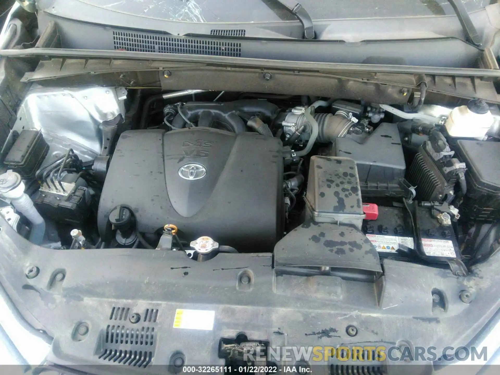 10 Фотография поврежденного автомобиля 5TDKZRFH1KS360376 TOYOTA HIGHLANDER 2019