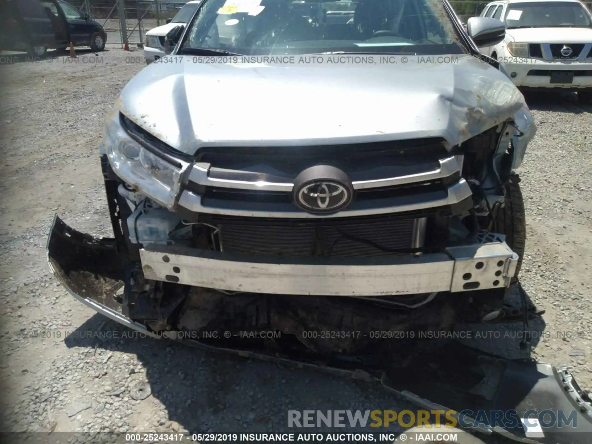 6 Photograph of a damaged car 5TDKZRFH1KS553076 TOYOTA HIGHLANDER 2019