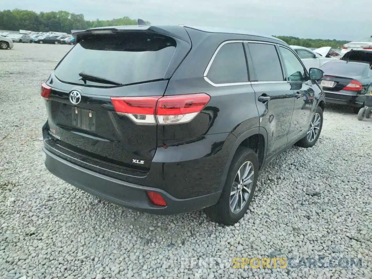 4 Фотография поврежденного автомобиля 5TDKZRFH1KS553465 TOYOTA HIGHLANDER 2019