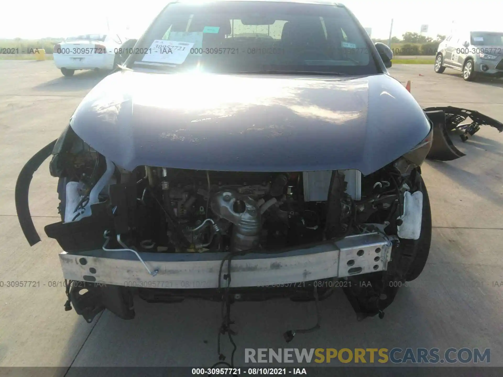 6 Photograph of a damaged car 5TDKZRFH2KS347622 TOYOTA HIGHLANDER 2019