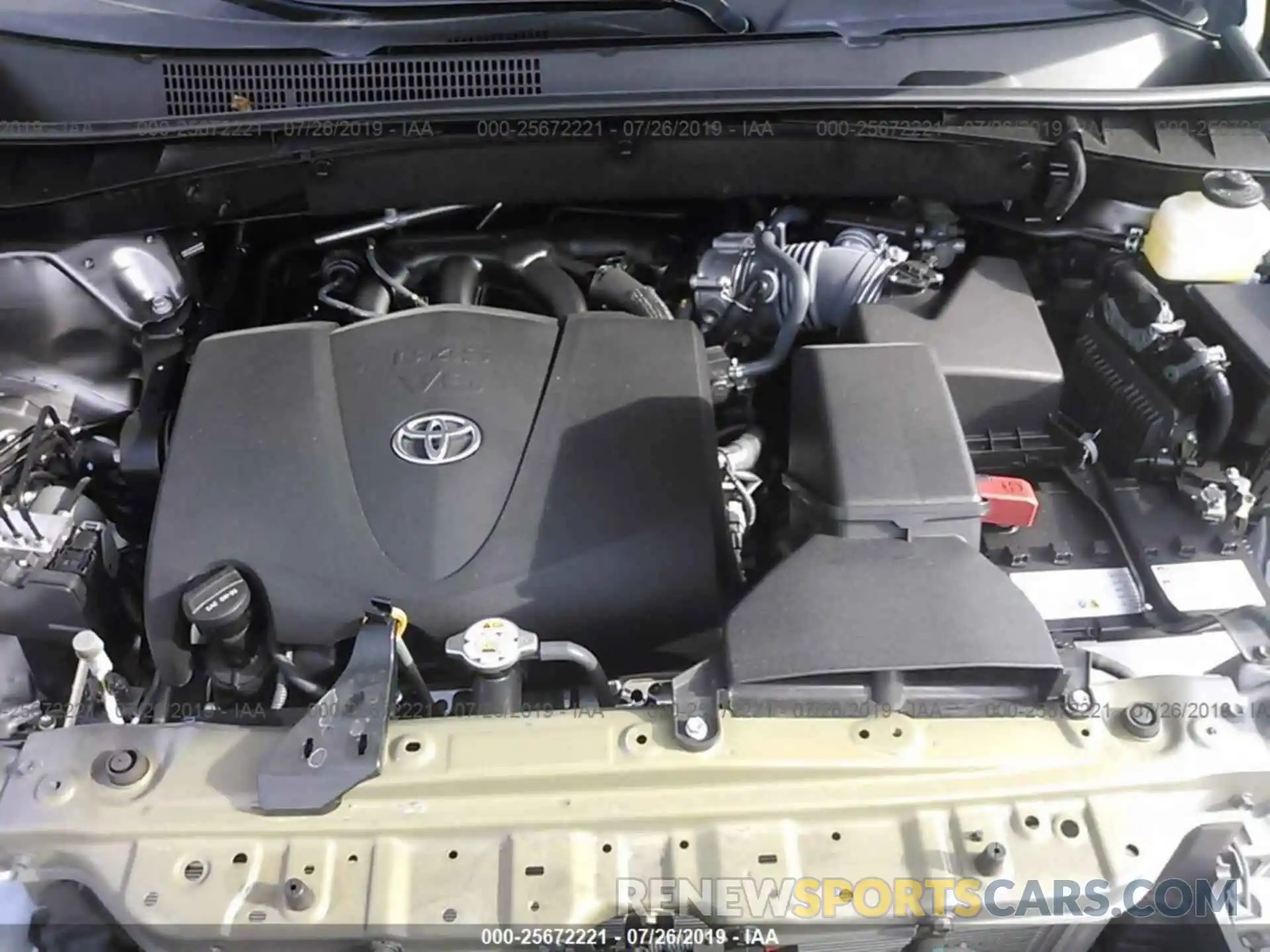 10 Фотография поврежденного автомобиля 5TDKZRFH2KS553300 TOYOTA HIGHLANDER 2019