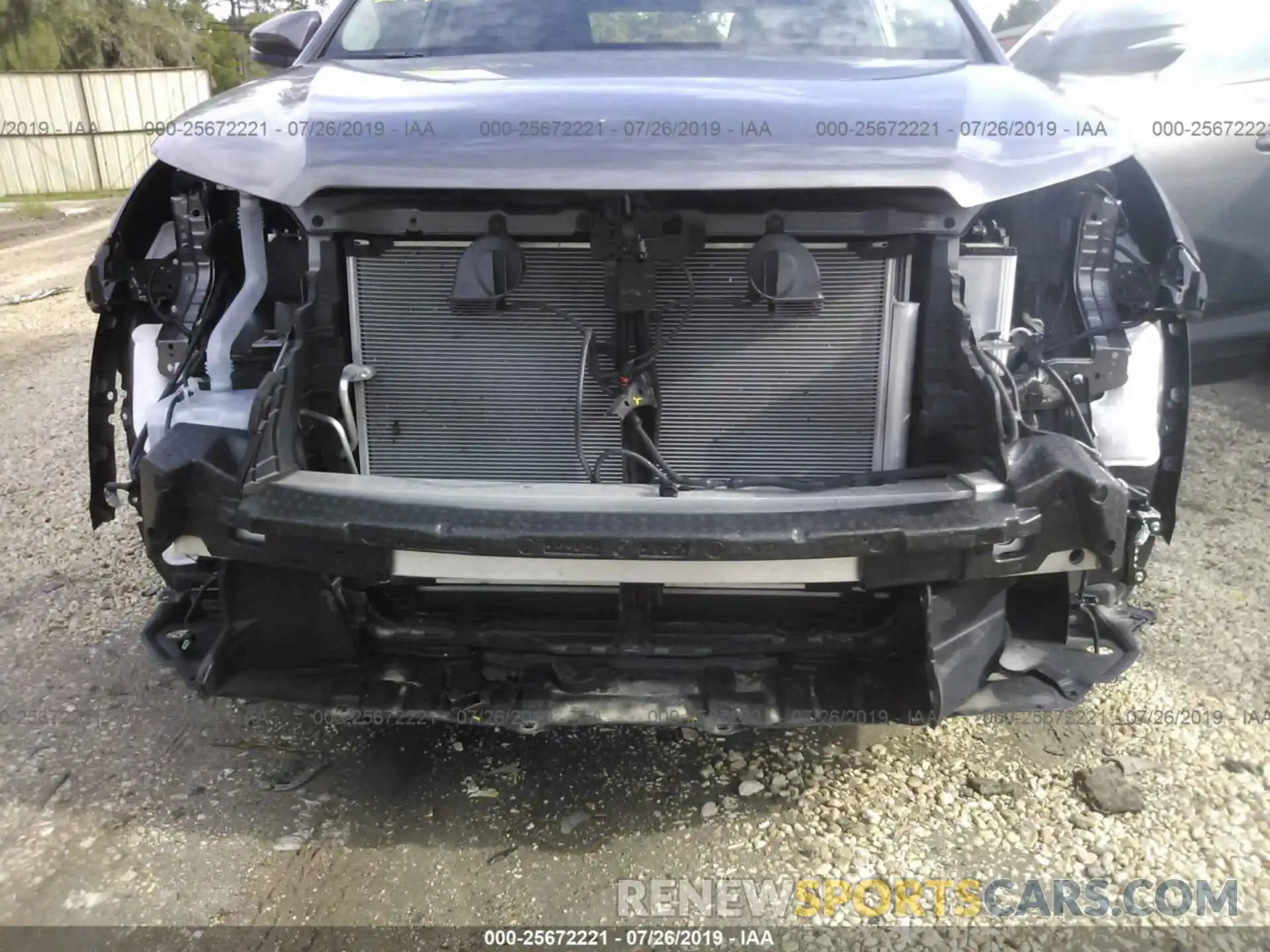 6 Photograph of a damaged car 5TDKZRFH2KS553300 TOYOTA HIGHLANDER 2019