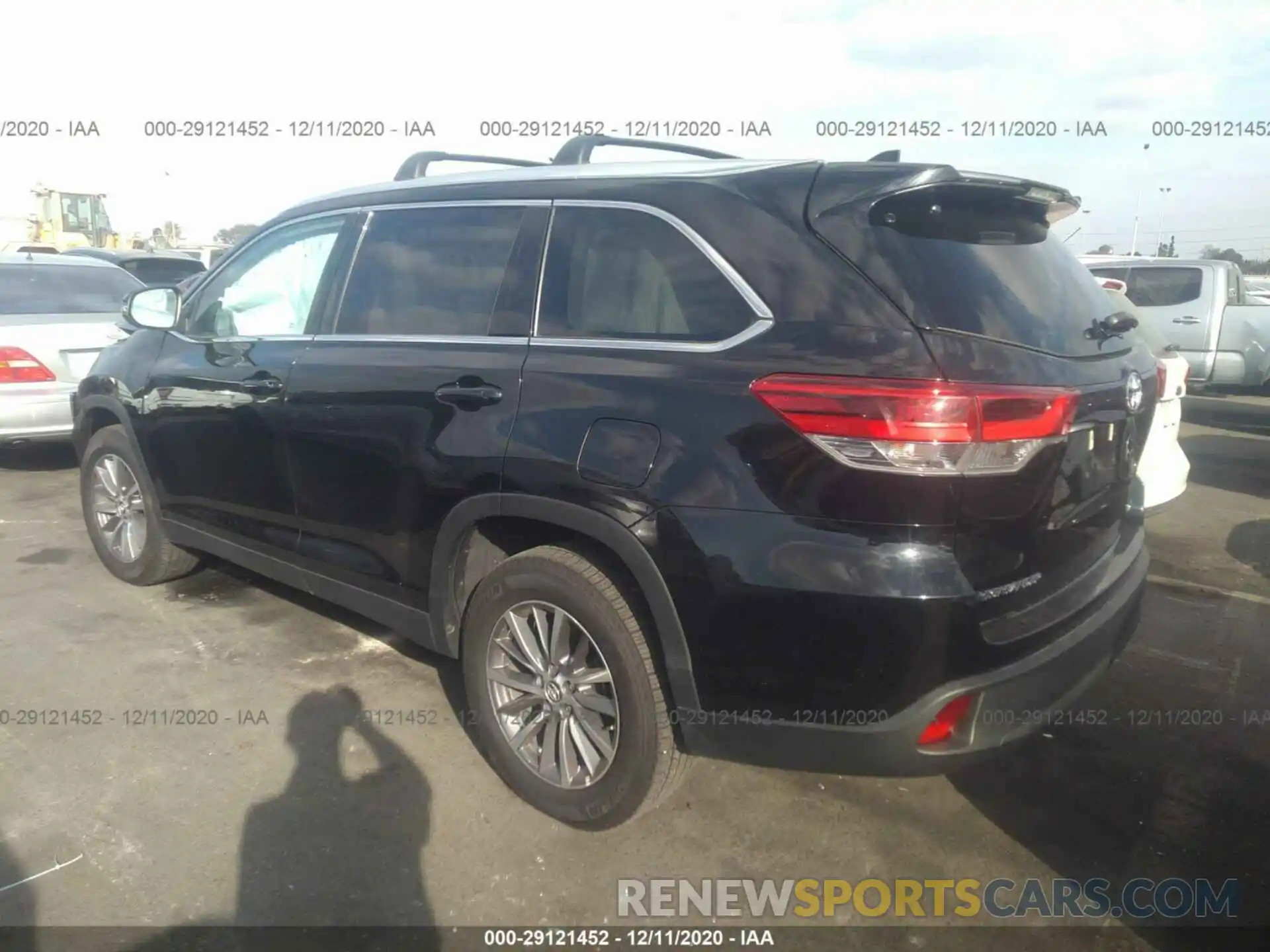 3 Фотография поврежденного автомобиля 5TDKZRFH2KS567973 TOYOTA HIGHLANDER 2019