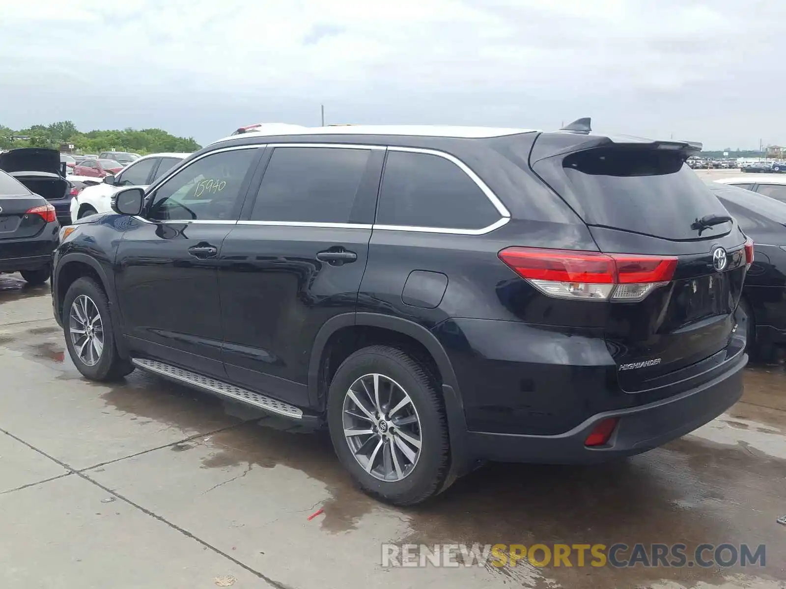 3 Photograph of a damaged car 5TDKZRFH3KS365160 TOYOTA HIGHLANDER 2019