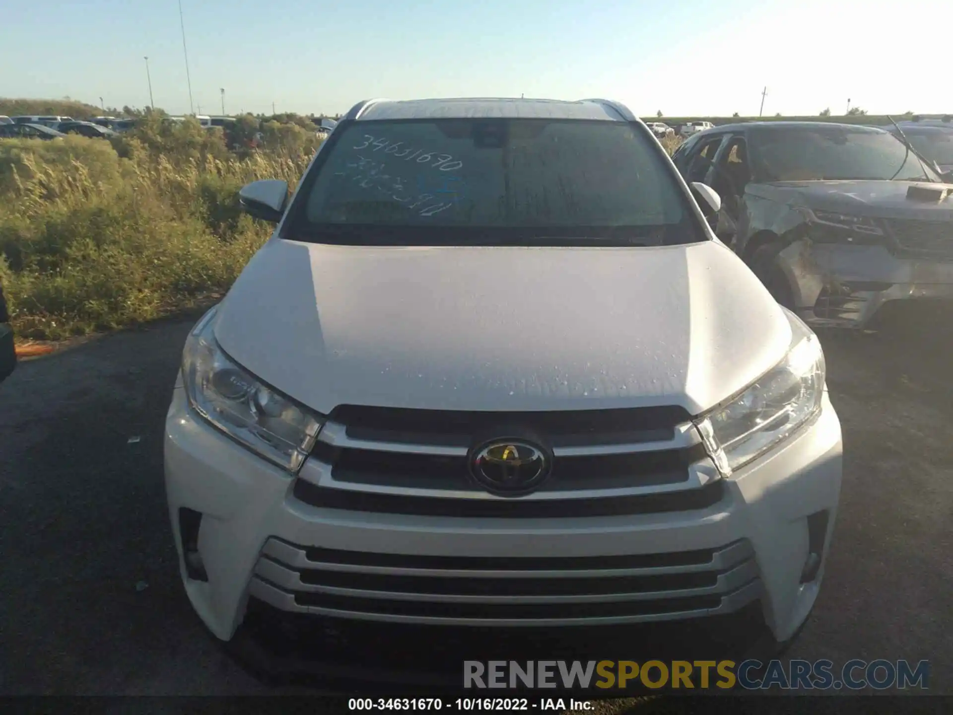 6 Фотография поврежденного автомобиля 5TDKZRFH4KS302214 TOYOTA HIGHLANDER 2019