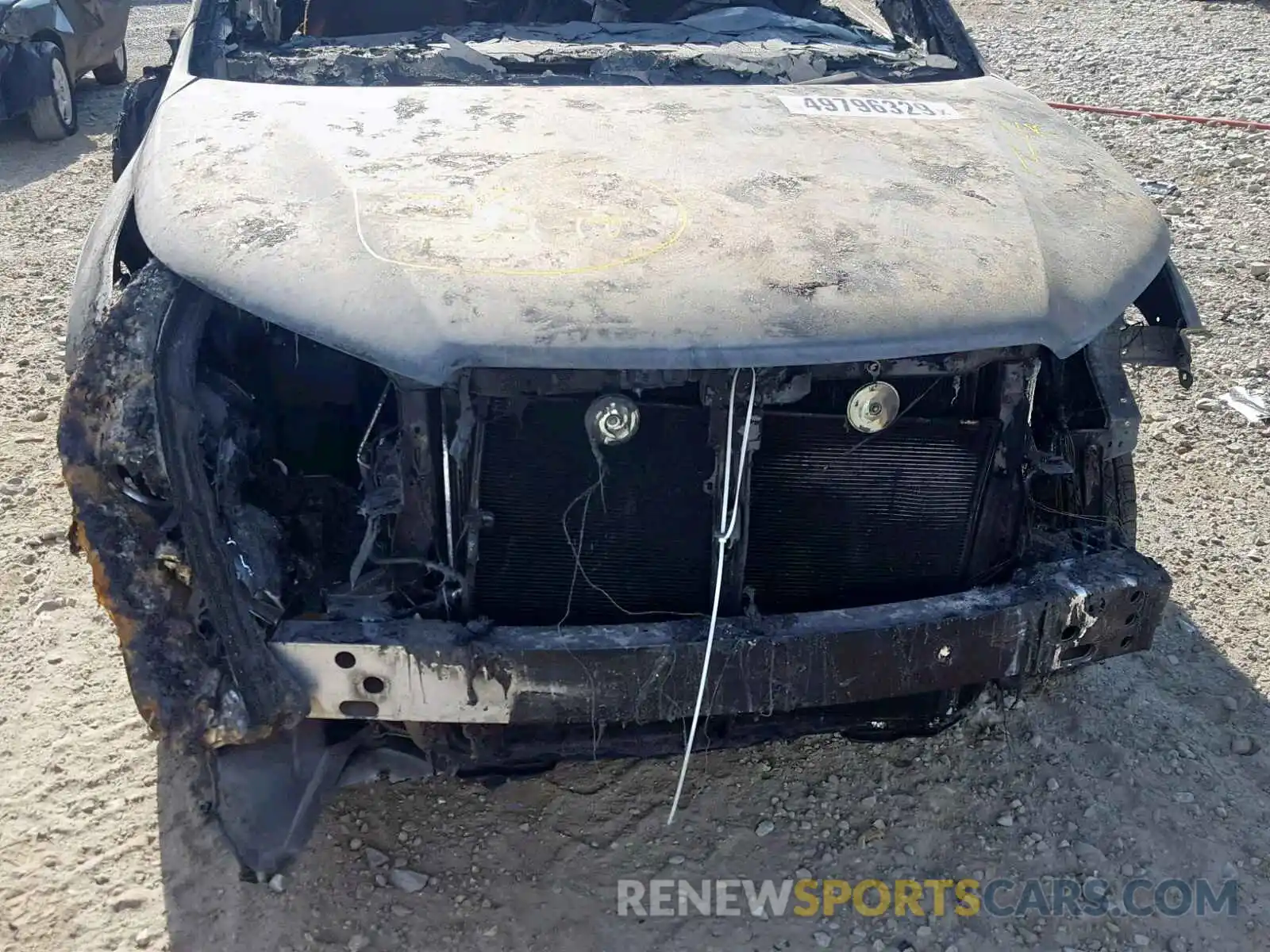 7 Photograph of a damaged car 5TDKZRFH4KS324911 TOYOTA HIGHLANDER 2019