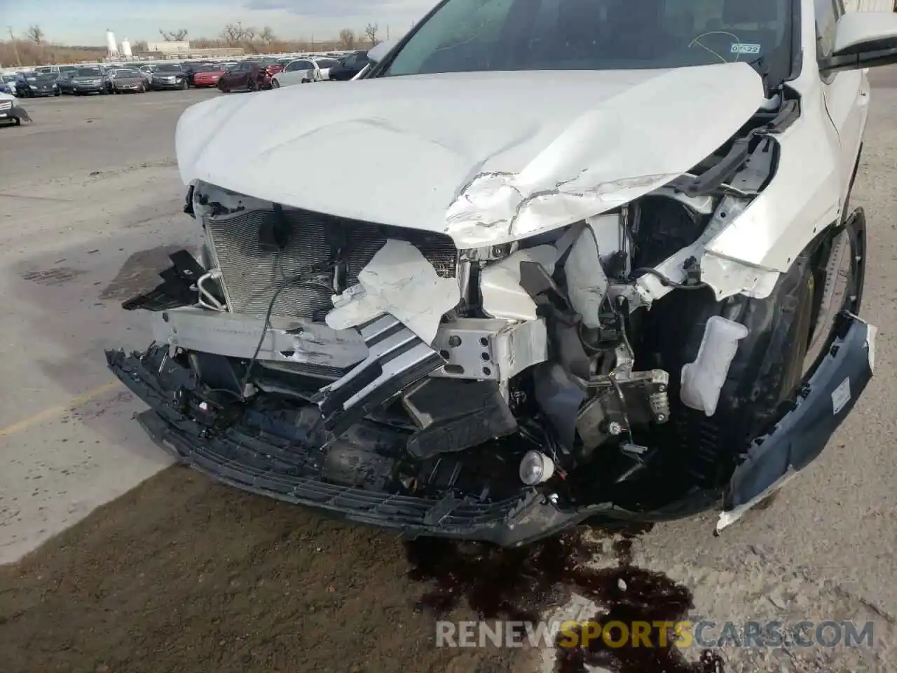 9 Photograph of a damaged car 5TDKZRFH4KS336749 TOYOTA HIGHLANDER 2019