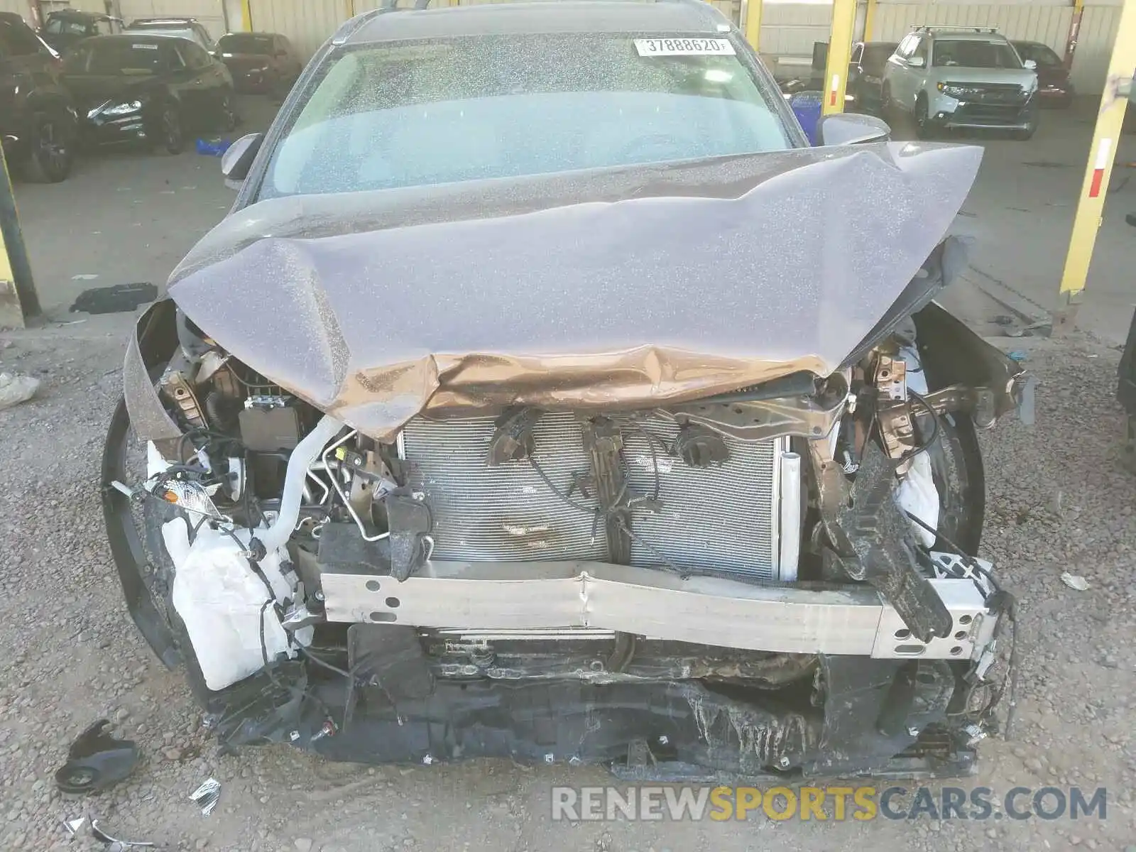 7 Photograph of a damaged car 5TDKZRFH4KS348321 TOYOTA HIGHLANDER 2019