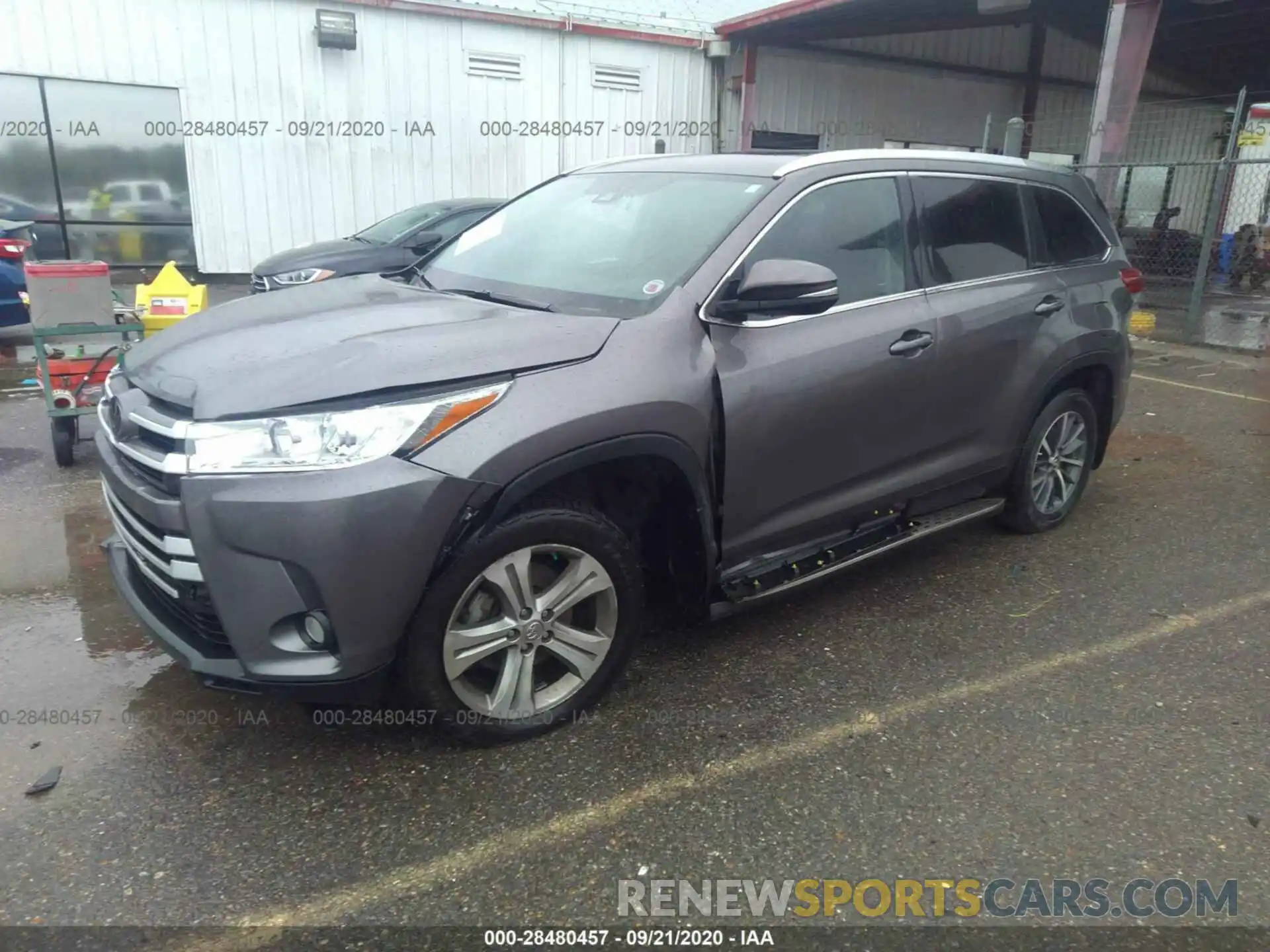 6 Photograph of a damaged car 5TDKZRFH4KS550592 TOYOTA HIGHLANDER 2019