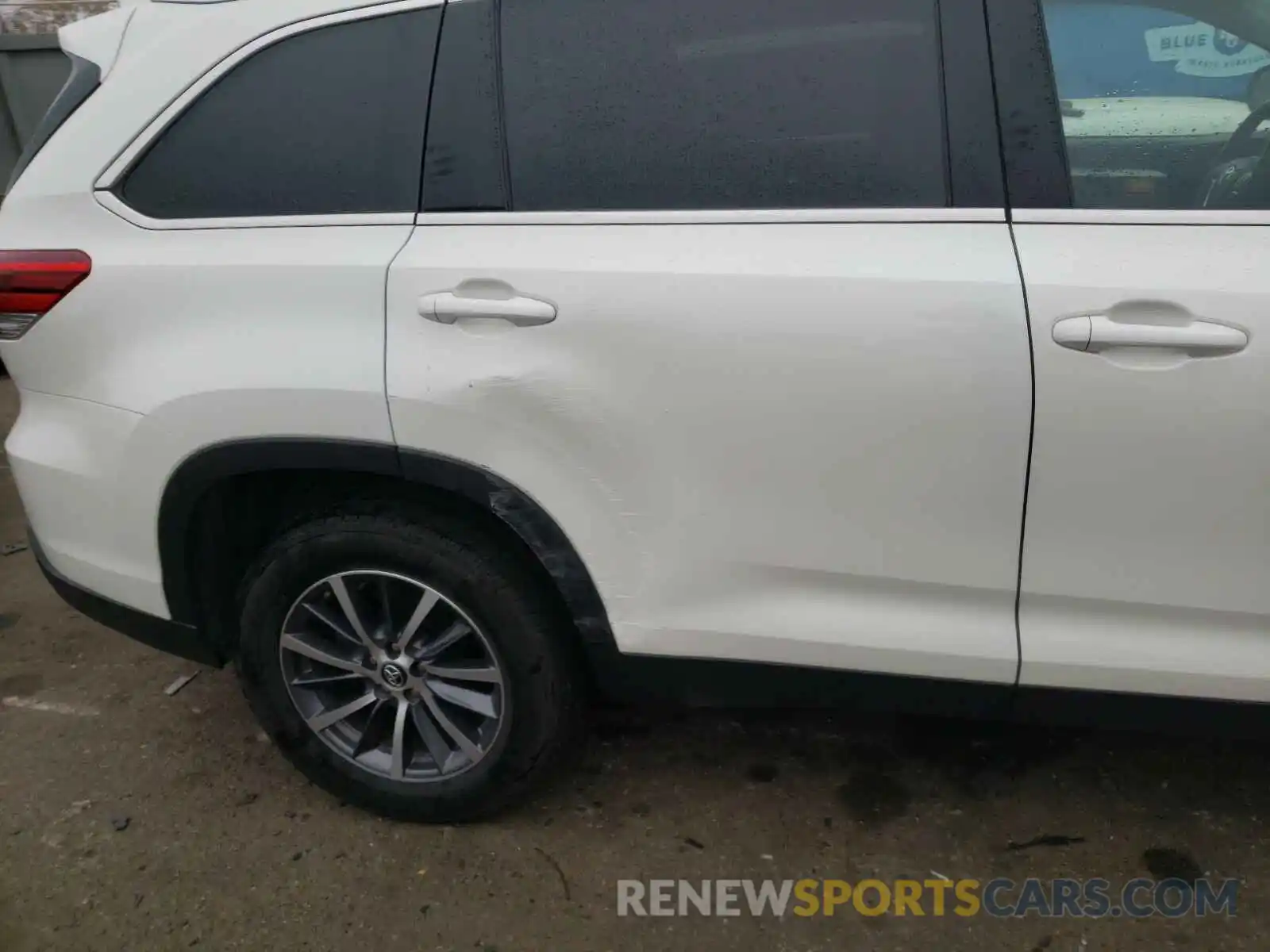 9 Фотография поврежденного автомобиля 5TDKZRFH4KS551693 TOYOTA HIGHLANDER 2019