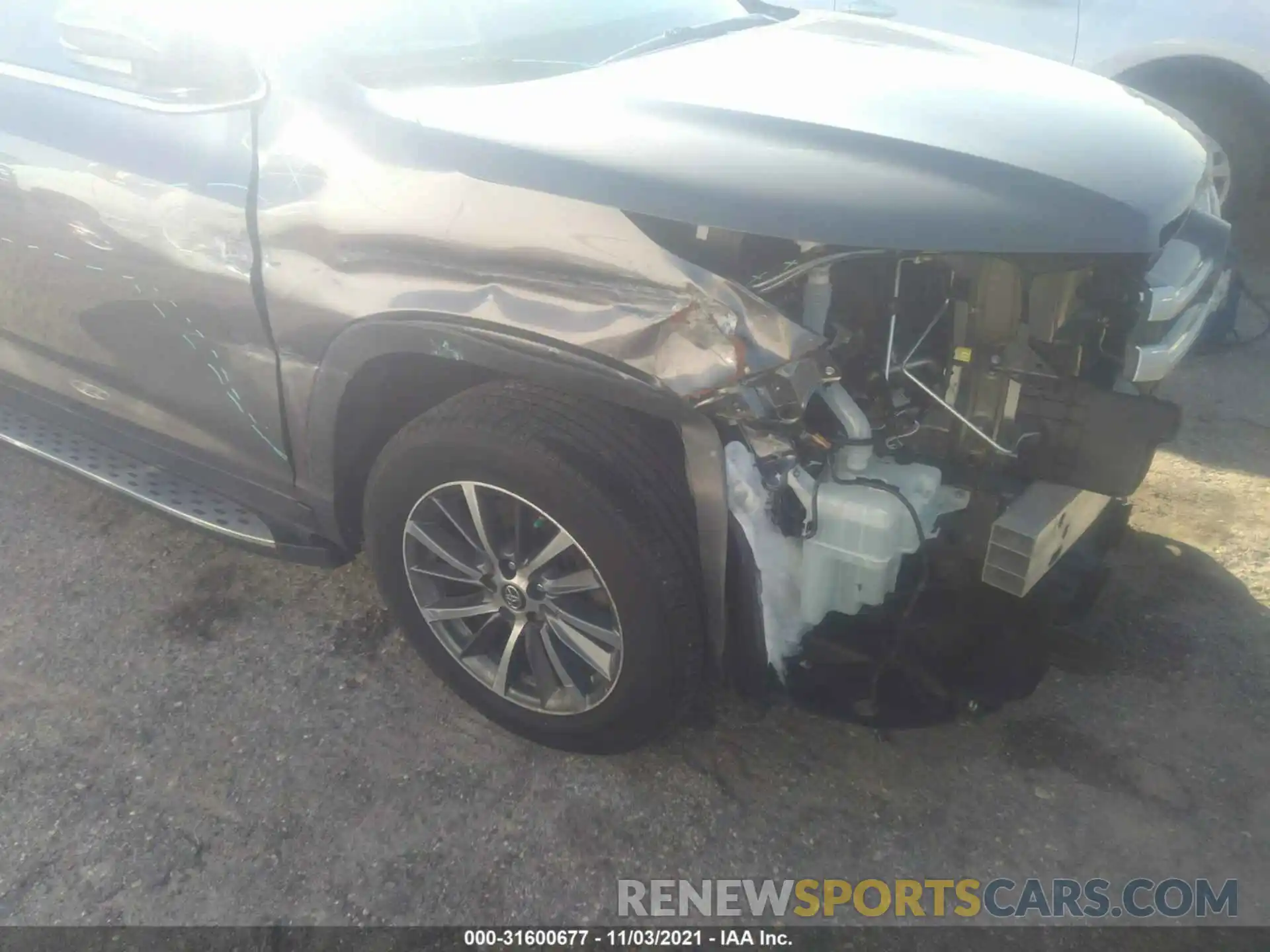 6 Photograph of a damaged car 5TDKZRFH4KS560362 TOYOTA HIGHLANDER 2019