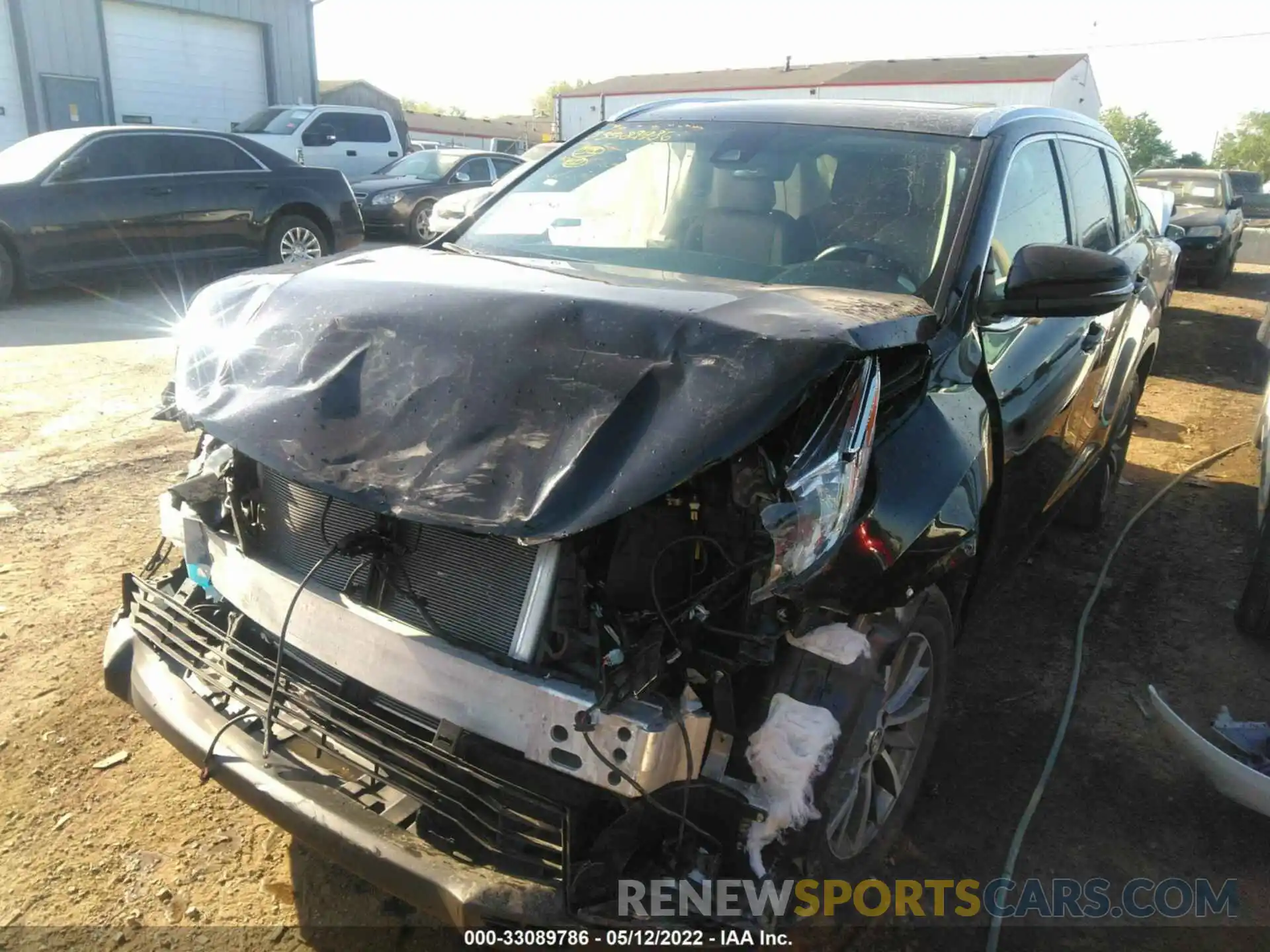 6 Photograph of a damaged car 5TDKZRFH4KS571474 TOYOTA HIGHLANDER 2019