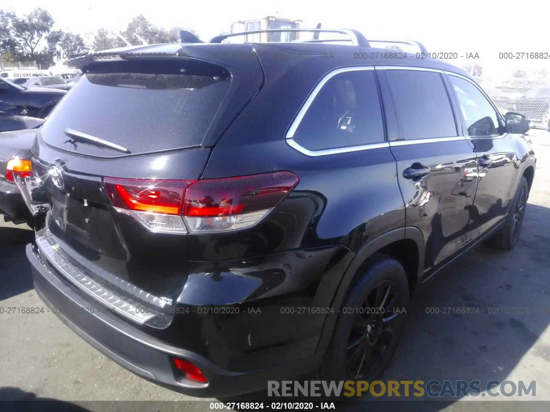 4 Фотография поврежденного автомобиля 5TDKZRFH5KS358226 TOYOTA HIGHLANDER 2019