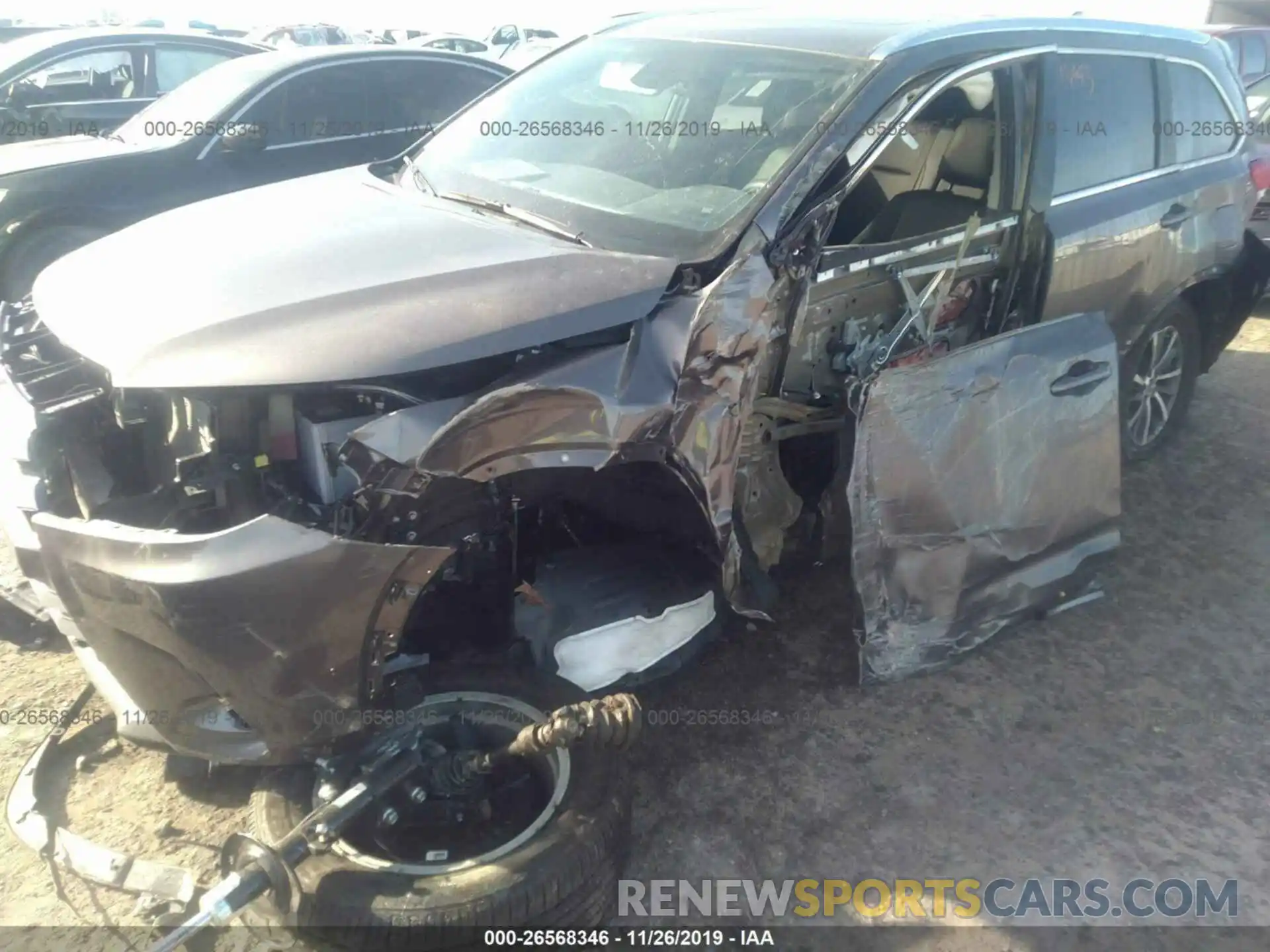 6 Photograph of a damaged car 5TDKZRFH6KS315885 TOYOTA HIGHLANDER 2019