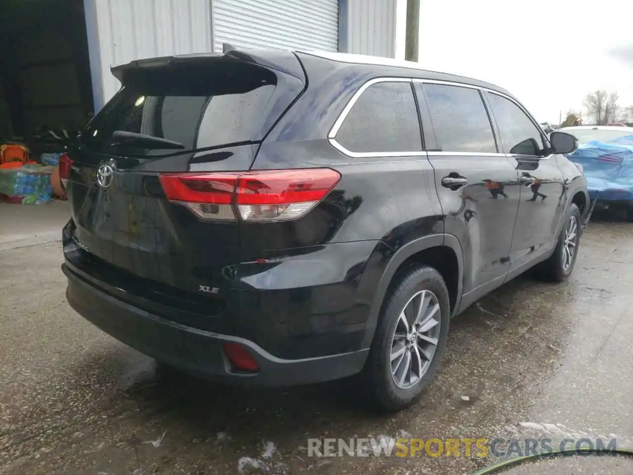 4 Фотография поврежденного автомобиля 5TDKZRFH6KS327602 TOYOTA HIGHLANDER 2019