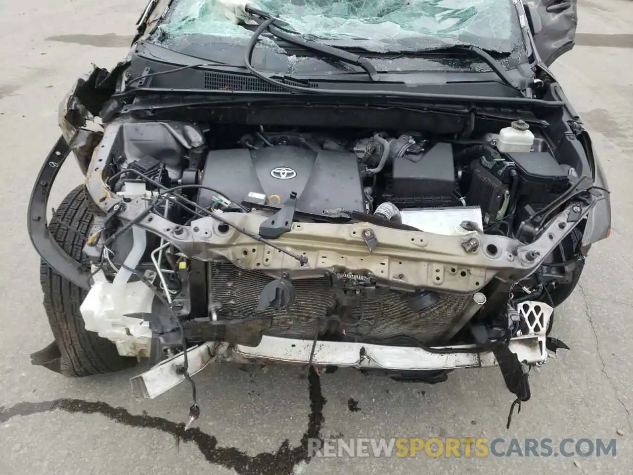 7 Photograph of a damaged car 5TDKZRFH6KS564963 TOYOTA HIGHLANDER 2019