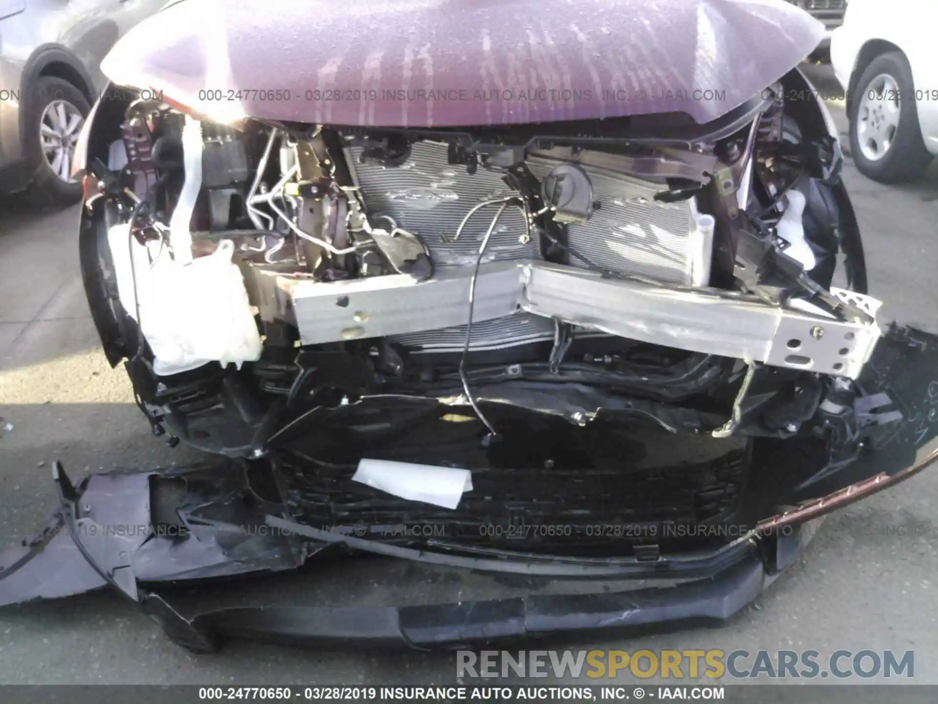 6 Photograph of a damaged car 5TDKZRFH7KS295369 TOYOTA HIGHLANDER 2019