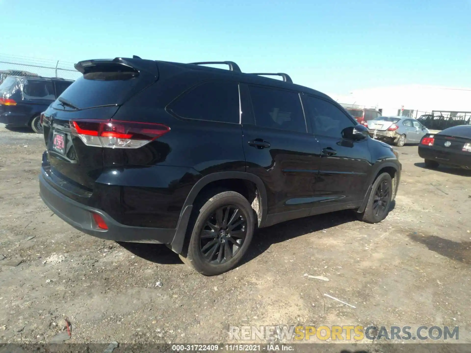 4 Фотография поврежденного автомобиля 5TDKZRFH7KS320805 TOYOTA HIGHLANDER 2019