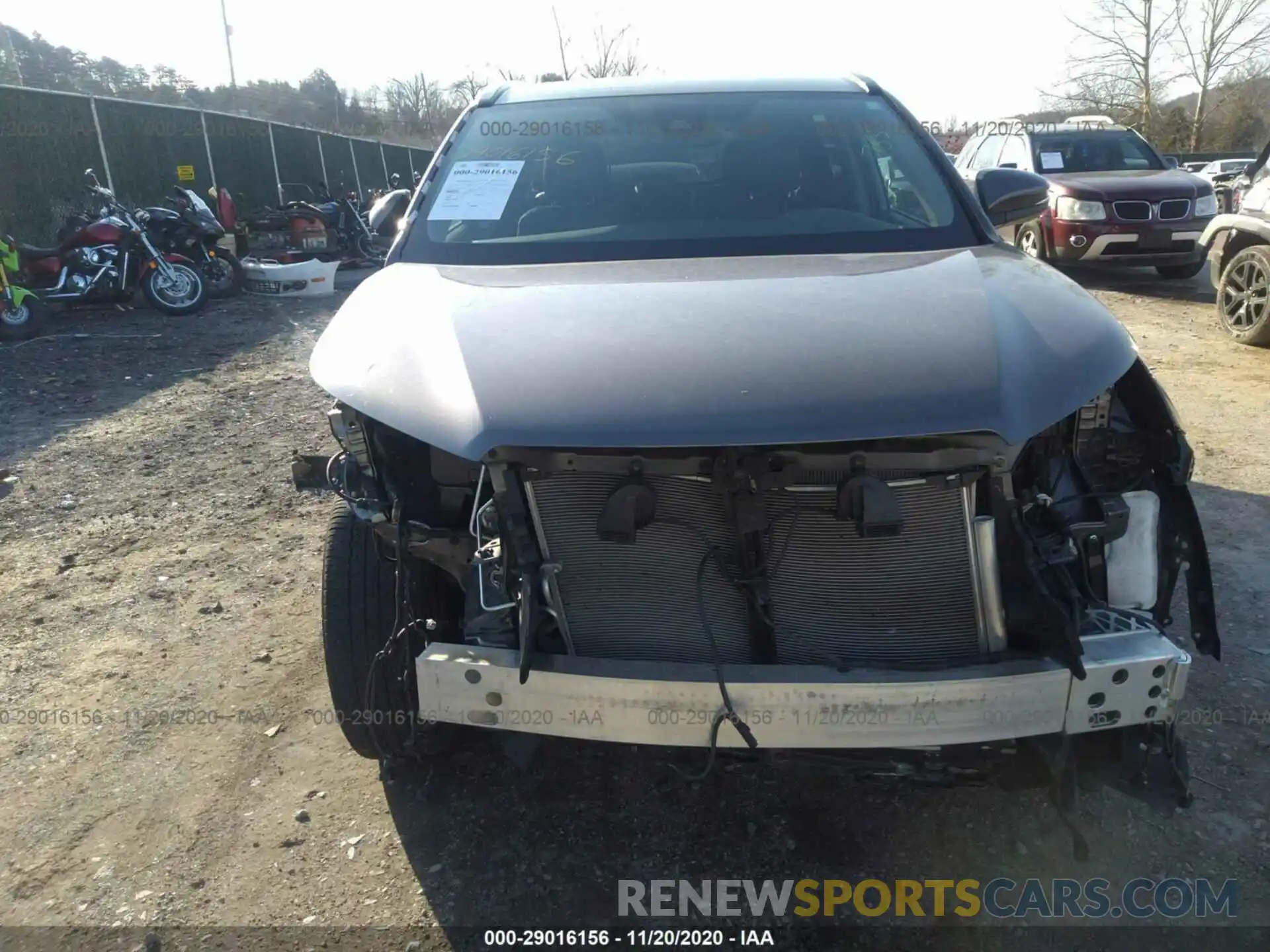 6 Photograph of a damaged car 5TDKZRFH7KS321761 TOYOTA HIGHLANDER 2019