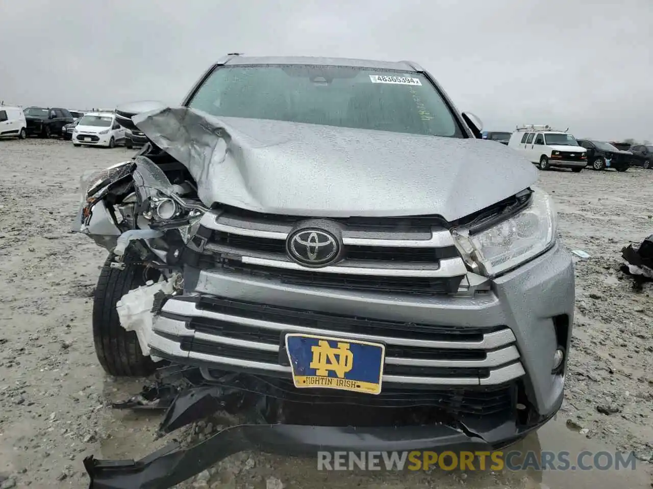 5 Photograph of a damaged car 5TDKZRFH7KS559108 TOYOTA HIGHLANDER 2019