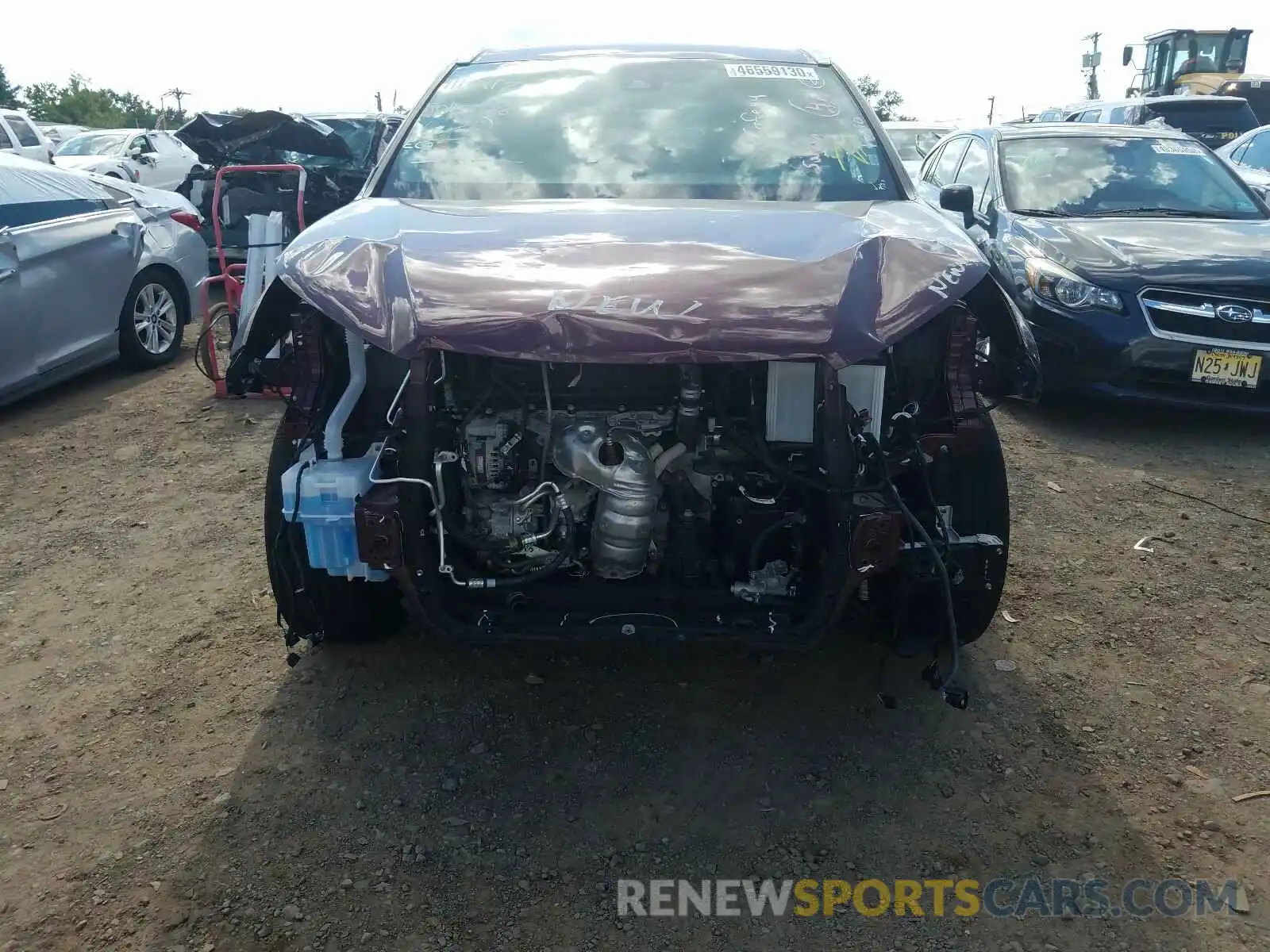 9 Photograph of a damaged car 5TDKZRFH8KS308257 TOYOTA HIGHLANDER 2019