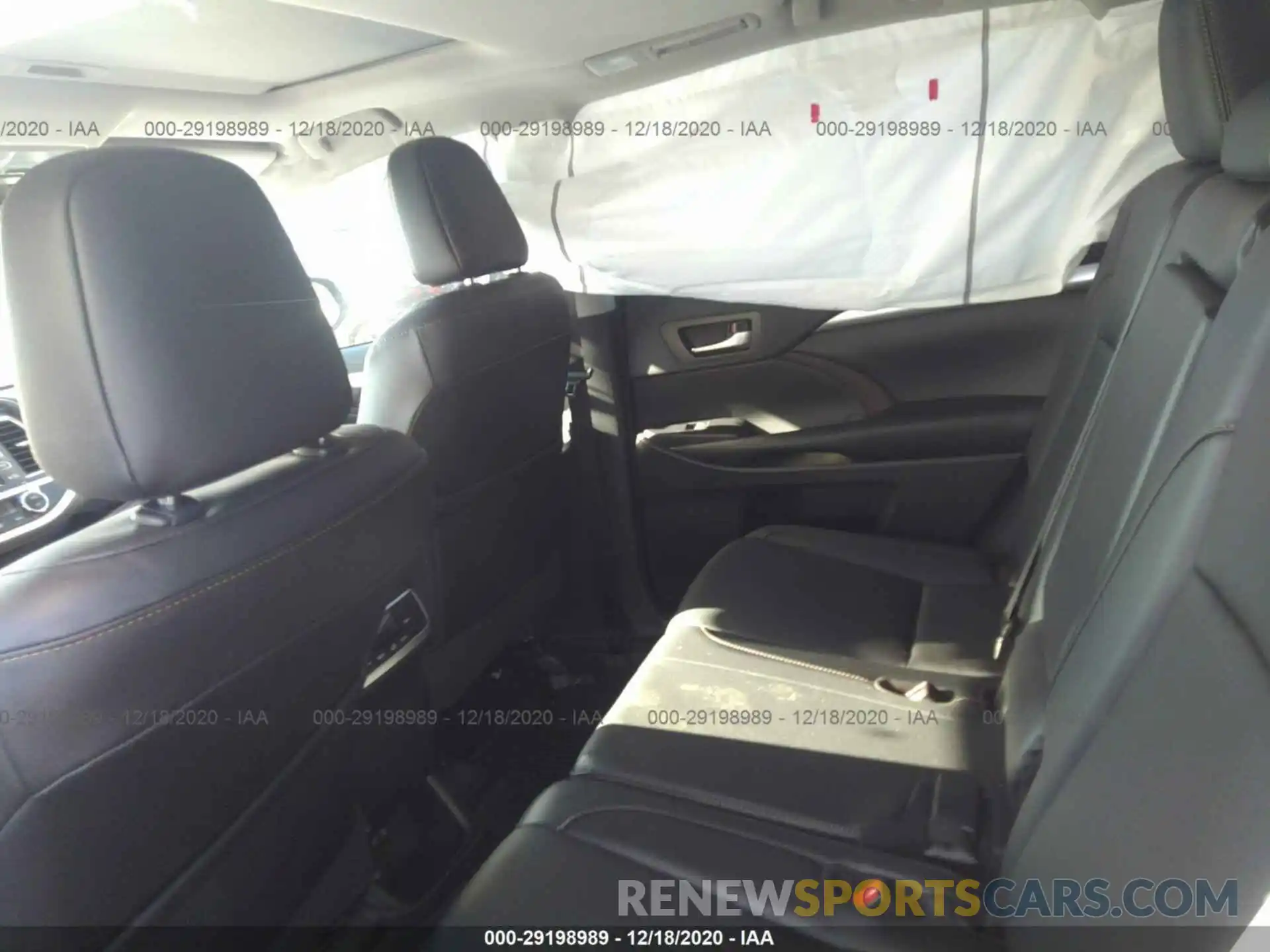 8 Фотография поврежденного автомобиля 5TDKZRFH8KS327228 TOYOTA HIGHLANDER 2019