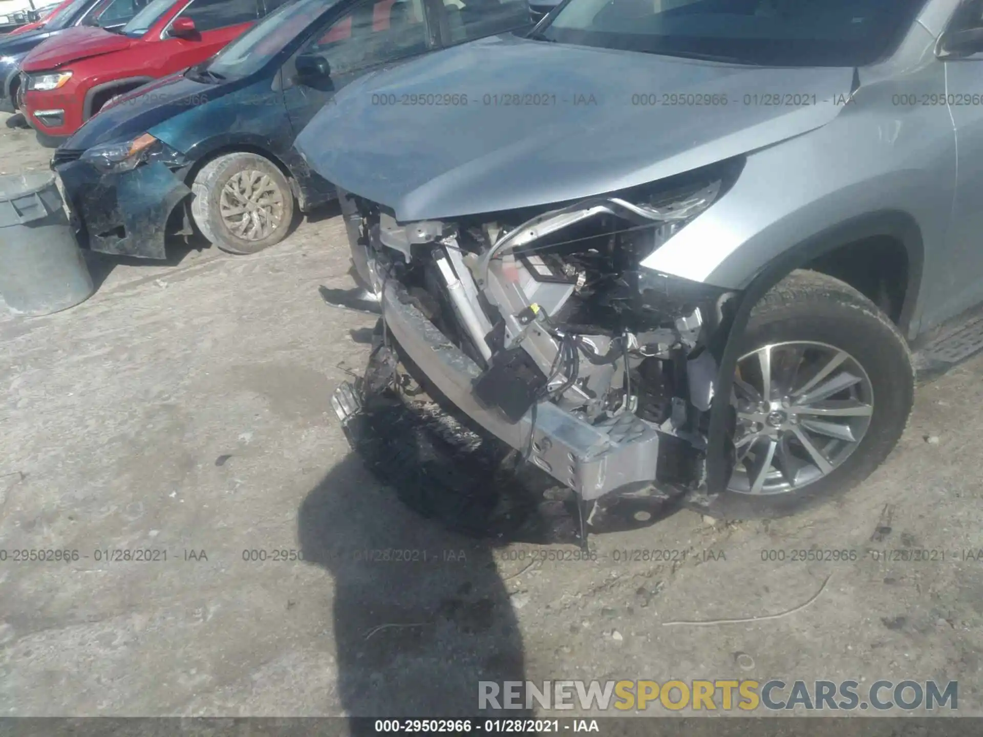 6 Photograph of a damaged car 5TDKZRFH8KS339993 TOYOTA HIGHLANDER 2019