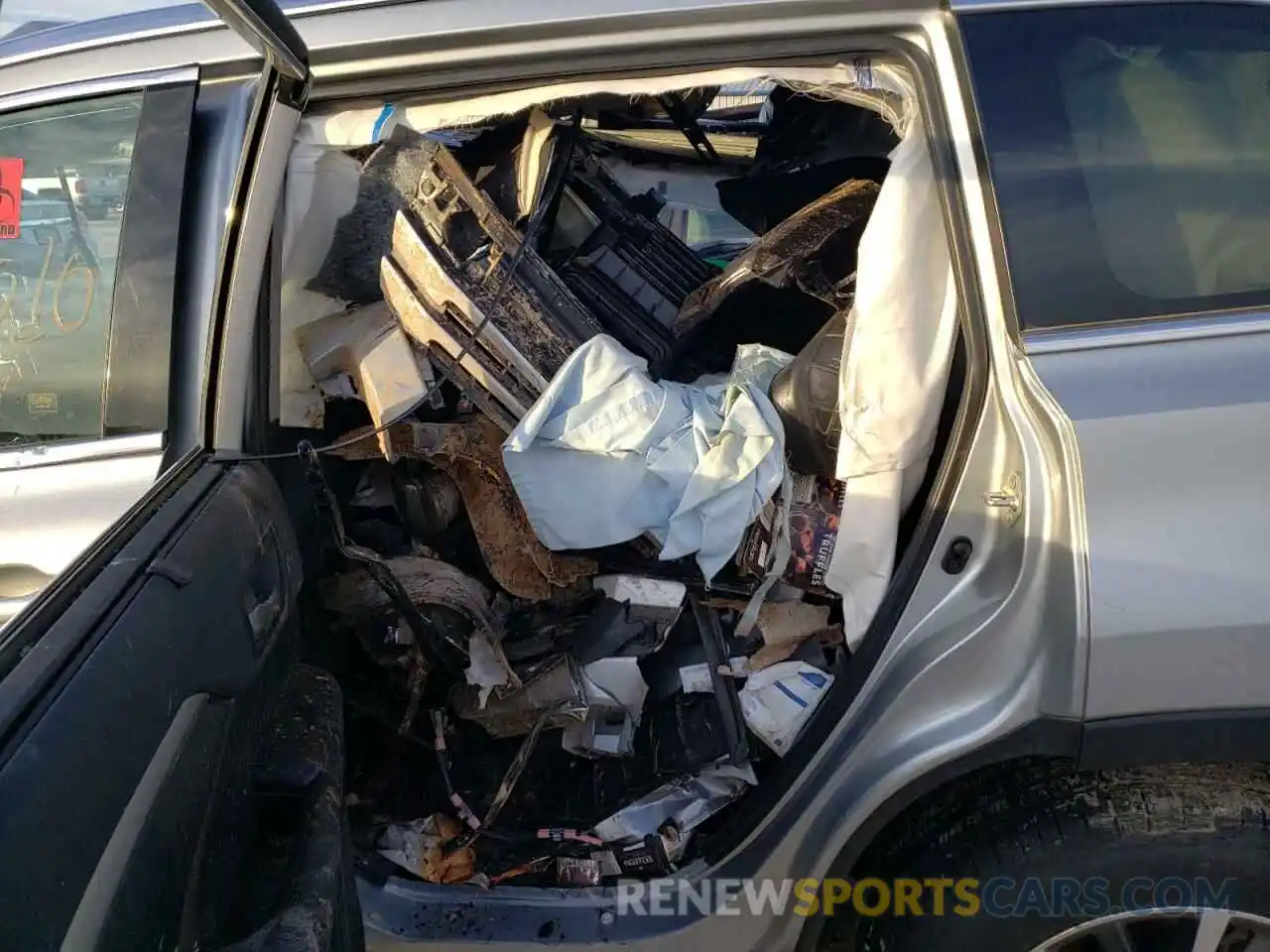 6 Photograph of a damaged car 5TDKZRFH8KS572143 TOYOTA HIGHLANDER 2019