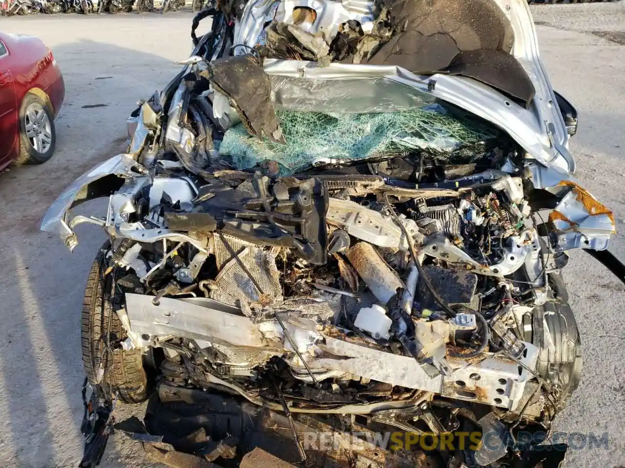 7 Photograph of a damaged car 5TDKZRFH8KS572143 TOYOTA HIGHLANDER 2019