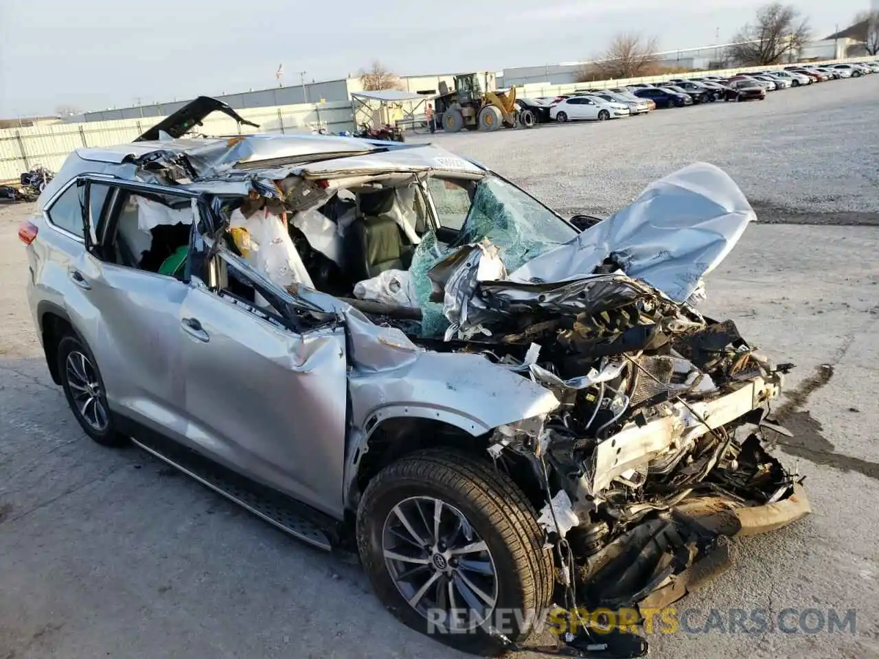 9 Photograph of a damaged car 5TDKZRFH8KS572143 TOYOTA HIGHLANDER 2019