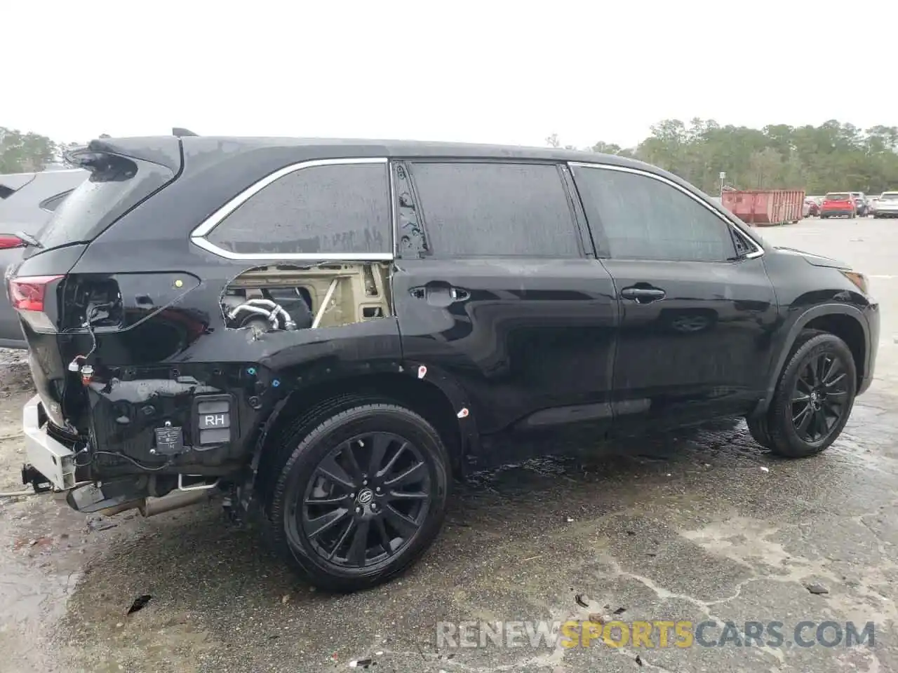 3 Фотография поврежденного автомобиля 5TDKZRFH9KS357533 TOYOTA HIGHLANDER 2019