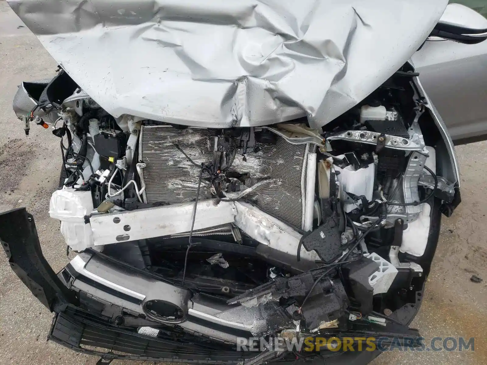 7 Photograph of a damaged car 5TDKZRFH9KS564861 TOYOTA HIGHLANDER 2019